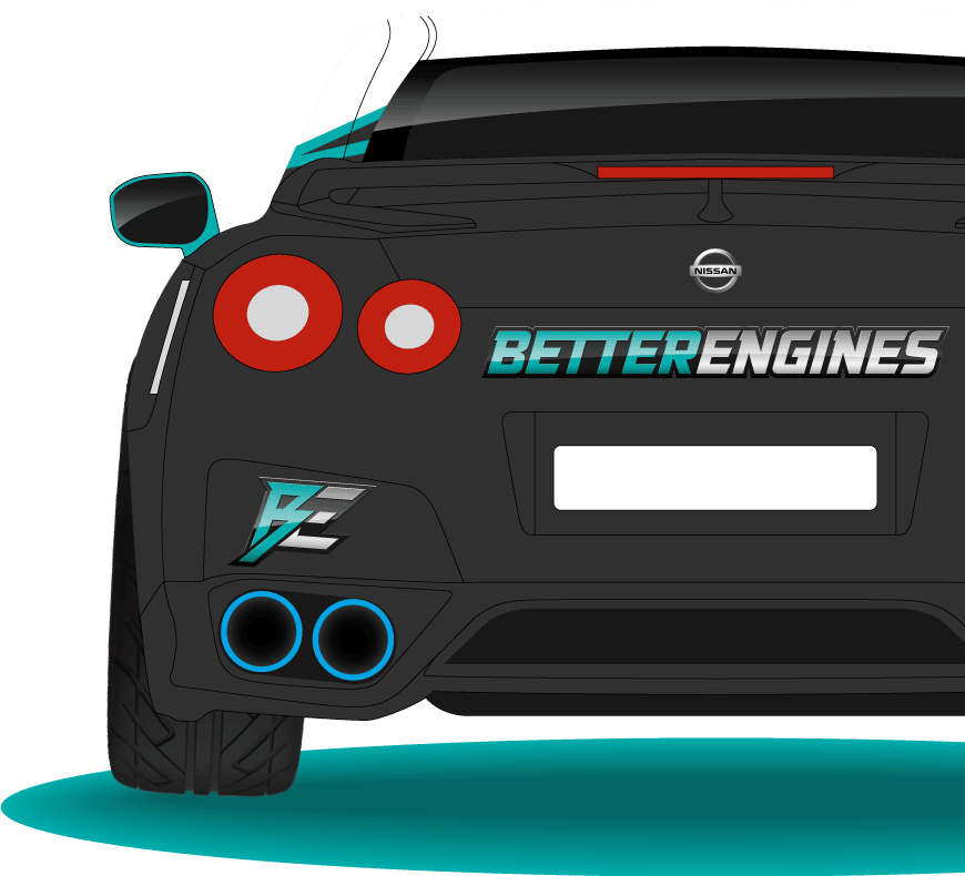 BETTERENGINES – Nissan GTR von hinten